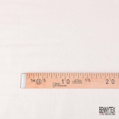 Velours coton milleraies mini fleur champêtre multicolore fond noir