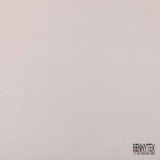 Coupon 3m satin polyester touché soie uni prune petite laize