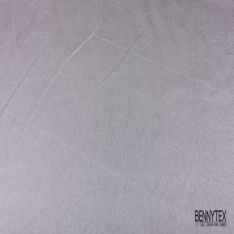 Coupon 3m satin polyester touché soie fin uni encens