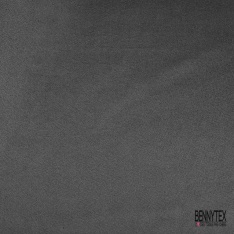 Coupon 3m satin polyester touché soie fin uni taupe clair