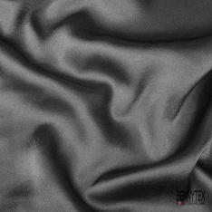 Coupon 3m satin polyester touché soie fin uni taupe clair