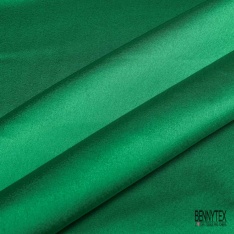 Coupon 3m satin polyester touché soie fin uni taupe foncé