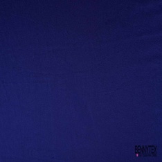 Coupon 3m satin polyester touché soie fin uni bleu lavande