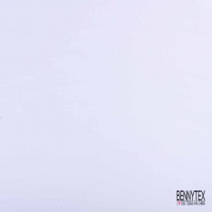 Coupon 3m satin polyester touché soie fin uni bleu canard