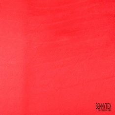 Coupon 3m satin polyester touché soie fin uni blanc cassé