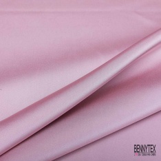 Coupon 3m satin polyester touché soie uni huile d'amande