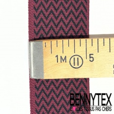 Bande bord cote sinusoïde noir blanc optique