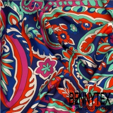 Satin viscose imprimé digital léopard