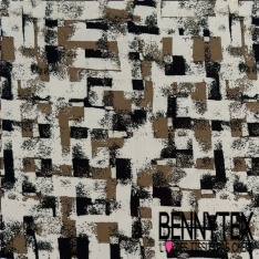 Satin viscose imprimé digital cachemire multicolore