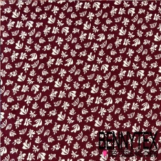 Satin viscose imprimé digital géométrique sable mouillé noir blanc cassé