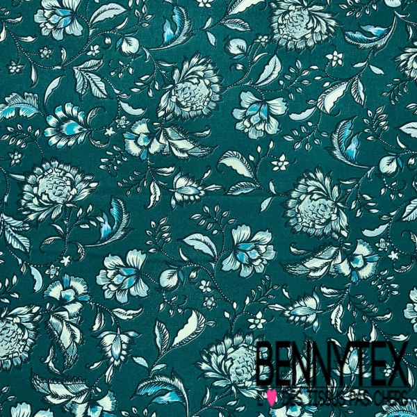 Crêpe viscose digital motif abstrait sevententie's