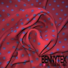 Crêpe viscose digital motif fleur cachemire fond vert émeraude