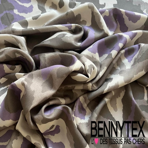 Fibranne viscose imprimé digital floral champêtre fine rayure verticale lurex argent fond bleu nuit