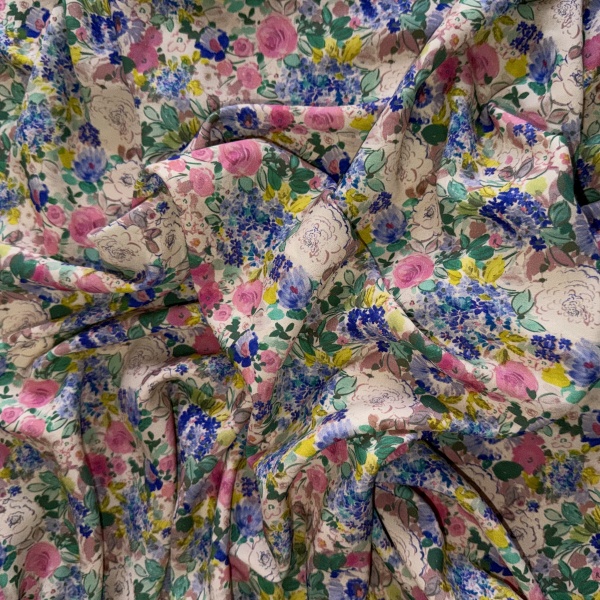 viscose 100% fluide floral