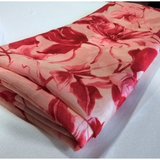 voile polyamide viscose floral