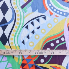 voile de coton multicolor