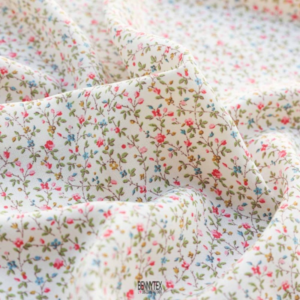 viscose digital mini fleurs liberté