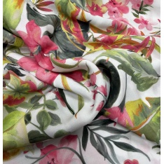 viscose legere fleurs multicolor