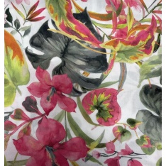 viscose legere fleurs multicolor