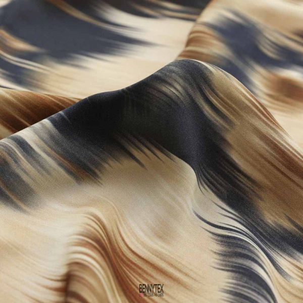 satinette viscose effet d optique