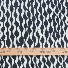 satin de viscose dessin geogamie