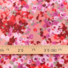 grain fibranne viscose polyamide digital imprimé fond multicolor