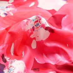 VOILE DE COTON LUXE GROSSE FLEURS