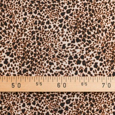 viscose fluide mini leopard poudré