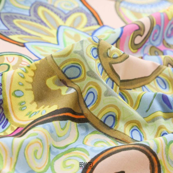 voile de coton swiss souple sublime pastel color