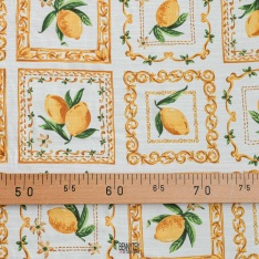 ottoman viscose fluide citron dolcevita