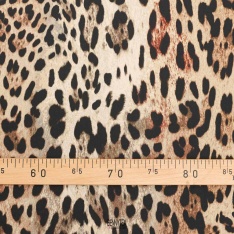 polysatin leopard haute couture dolcevita