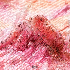 maille sequin paillette tye and dye