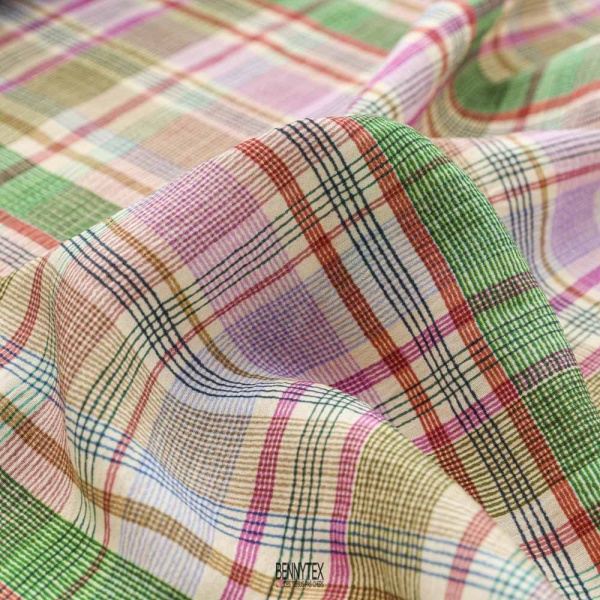 viscose mini crepe tramé surseuckeur