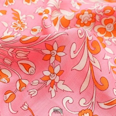 viscose fibrée fond rose cochon a base