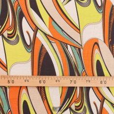 voile de coton soie graphique