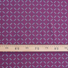 voile de coton swiss souple sublime violet