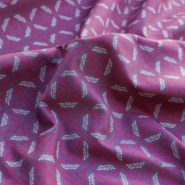 voile de coton swiss souple sublime violet