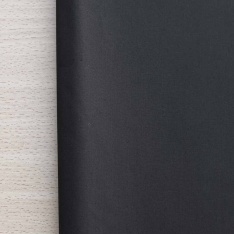 popeline haute couture coton noir 120 fils haute couture
