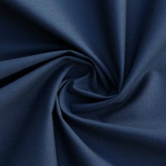 popeline de luxe haute couture coton noir 120 fils haute couture marine