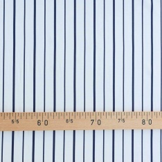 satinette viscose luxe balzouc rayure marine foncé