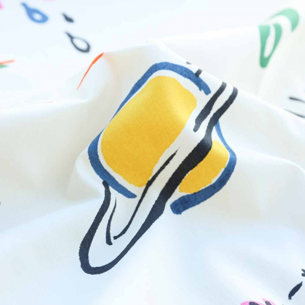 popeline 100 fils haute couture astre et soleil
