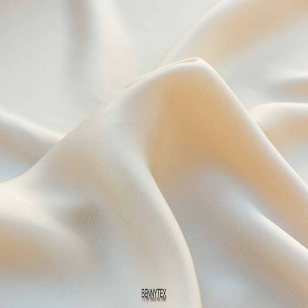 satin viscose de luxe BEIGE