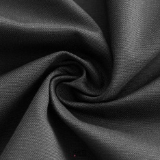 toile de coton grainé noir