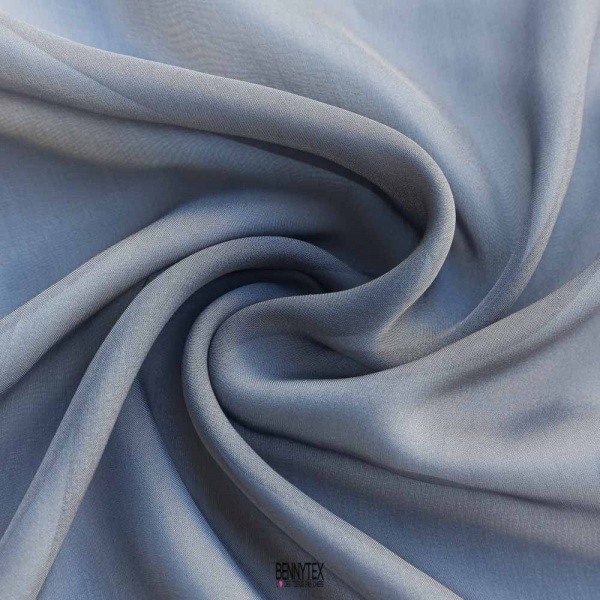 mousseline de soie de luxe elie sa gris souris