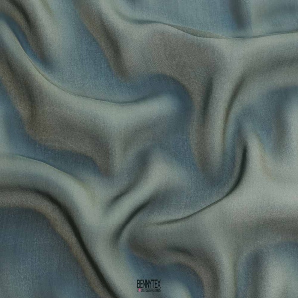 mousseline de soie de luxe elie sa gris foncé