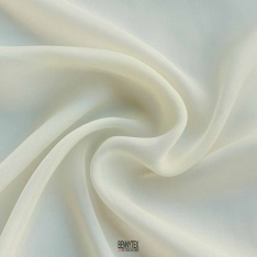 mousseline de soie de luxe elie saa beige clair
