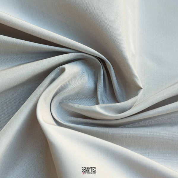 taffeta de soie 100% soie haute couture souple magniable gris perle