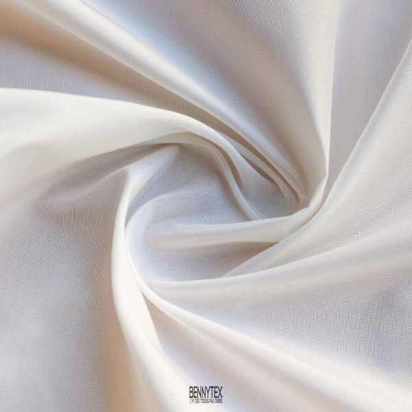 taffeta de soie 100% haute couture magniable ecru