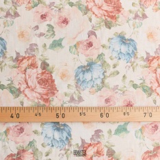 voile de coton swiss souple sublime fond beige pastel color