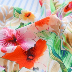 voile de coton swiss base milieu pastel color fond blanc